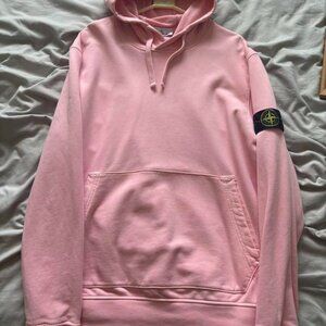 Stone Island Men's Pink Hoodies
